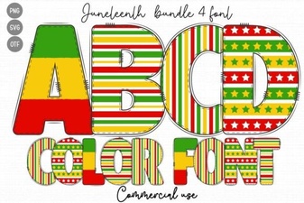 Unique Font Styles for Juneteenth Celebrations
