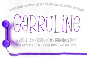 Garruline Font: Simple Elegance for Modern Design