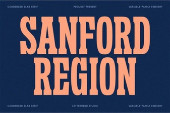 Download and Use the Sanford Region Font